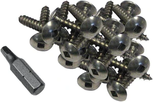 DOCK EDGE STAINLESS STEEL PROFILE FASTENERS 100 PCS 1" DOCK EDGE STAINLESS STEEL PROFILE FASTENERS 100 PCS 1"