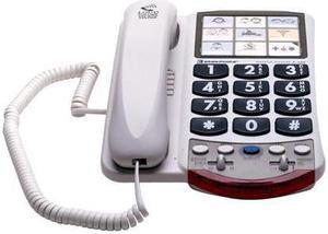 Clarity Ameriphone P300 Amplified Photo Corded Telephone - 1 x Phone Line(s) - Headset