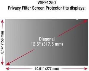 12.5 Inch Privacy Filter Screen Protector for Widescreen 16:9 Laptops with Anti-Glare and Anti-Scratch