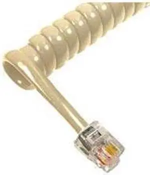 GCHA444025-FIV / 25  IVORY Handset Cord