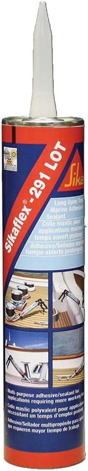 Sika Sikaflex® 291 Lot Slow Cure Adhesive & Sealant 10.3Oz(300Ml) Cartridge - White