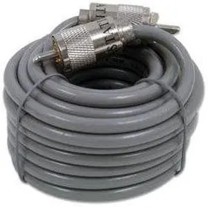 18' Coaxial Cable with PL259 Connector