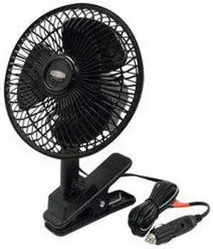 Roadpro RP-1137 12 Volt Oscillating Fan with Metal Grill