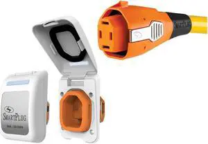 SMARTPLUG 50 AMP CONNECTOR & NON METALLIC INLET WHITE