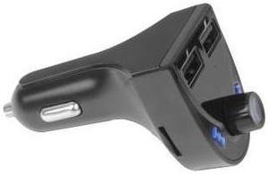 Aluratek ABF01F Wireless Bluetooth Car Hands-free Kit - USB - FM Transmitter - Built-in Microphone, FM Transmitter