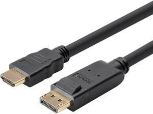 Monoprice DisplayPort 1.2a to HDTV Cable - 6 Feet, Supports Up to 4K Resolution And 3D Video - Select Series