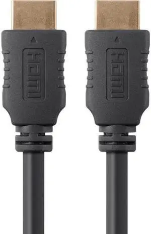 Monoprice 4K HDMI Cable - 3 Feet - Black | High Speed, 4k@24Hz, HDR, 18Gbps, YUV 4:4:4, 28AWG, Compatible with UHD TV and More - Select Series