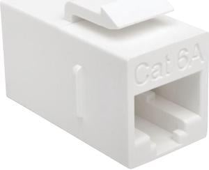 Tripp Lite Cat6a Straight-Through Modular In-Line Snap-In Coupler (RJ45 F/F)