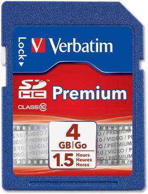 Verbatim 4GB Secure Digital High Capacity Flash Memory Card (Class 10) 96171