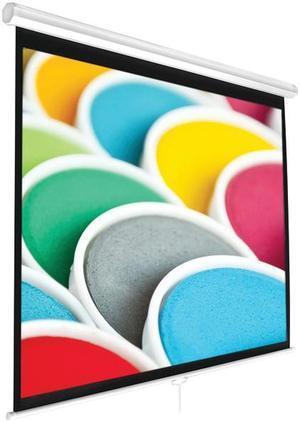 PyleHome - Universal 72-Inch Roll-Down Pull-Down Manual Projection Screen (42.5'' x 56.6'') Matte White