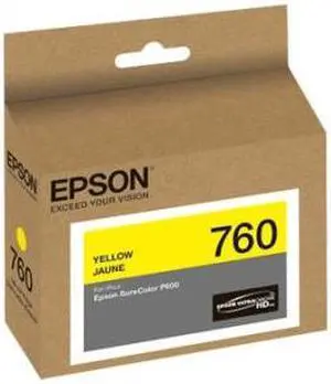 EPSON AMERICA T760420 Ultrachrome HD Photo Yellow