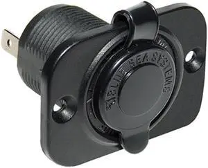BLUE SEA 12 VOLT DASH SOCKET- BLACK