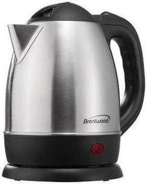 Brentwood Appliances KT-1770 1.2-Liter Stainless Steel Cordless Electric Kettle