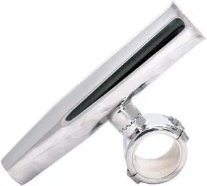 TIGRESS 1-1/4 POLISHED SS ADJUSTABLE CLAMP-ON ROD HOLDER