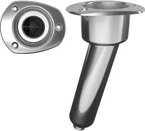 MATE SERIES SS ROD & CUP HOLDER 15 DEGREE DRAIN W/