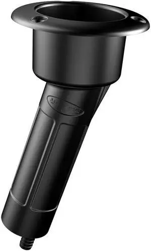 MATE SERIES PLASTIC ROD & CUP HOLDER 15 DEGREE DRAIN W/