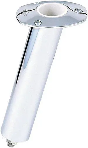 LEE'S TACKLE INC. LEE'S 15 DEGREE SS FLUSH MOUNT SWIVEL BASE ROD HOLDER 2.25" RH579H