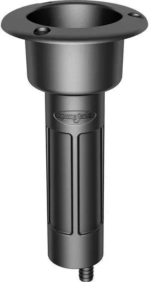 MATE SERIES PLASTIC ROD & CUP HOLDER O DEGREE DRAIN W/