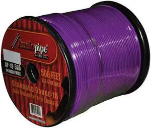 NIPPON AP18500PL (PW18) AUDIOPIPE 18GA WIRE 500' PURPLE