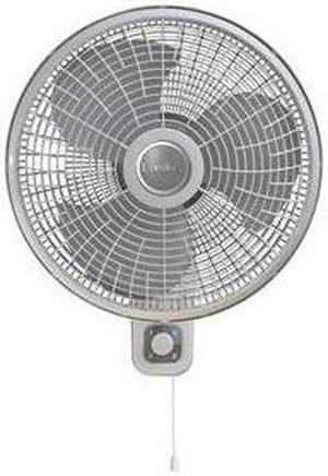 Lasko 16 In. 3-Speed White Oscillating Wall-Mount Fan M16900