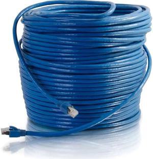 C2G 43168 75FT CAT6 SNAGLESS SOLID SHIELDED NETWORK PATCH CABLE - BLUE