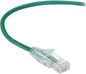 BLACK BOX C6PC28-GN-10 CAT6 250-MHZ STRANDED ETHERNET PATCH CABLE - UNSHIELDED (UTP), CM PVC, SNAGLESS