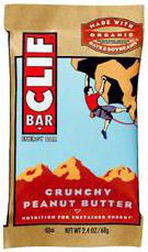 Clif Bar Natural Energy Bar - Box of 12 (Crunchy Peanut Butter)