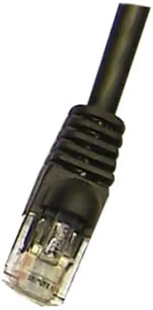 10FT CAT6 BLACK SNAGLESS PATCH