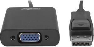 Rocstor DisplayPort to VGA Video Adapter Converter - Black