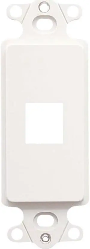 ICC IC107DI1WH INSERT, DECOREX, 1-PORT, WH