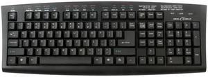 SEAL SHIELD SSKSVMM107 WASHABLE MEDITECH MAGIC MEDICAL GRADE KEYBOARD - DISHWASHER SAFE (BLACK)(USB)