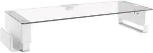 SIIG Accessory CE-MT2N12-S1 Tempered Glass Surface Smart Stand with USB  Audio Ports