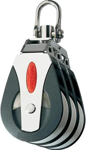 RONSTAN SERIES 40 ALL PURPOSE BLOCK- TRIPLE- SWIVEL HEAD