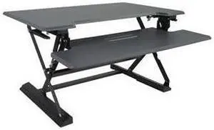 VICTOR TECH DCX760G Standing Desk, 36, Gray
