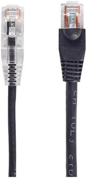 BLACK BOX C6APC28-BK-05 SLIM-NET 28-AWG CAT6A 500-MHZ ETHERNET P