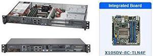 Supermicro SYS-5018D-FN4T 1U Server Xeon D-1541 DDR4 10GB LAN