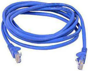 BELKIN INTERNATIONAL INC A3L980-18-BLU-S CAT6 SNAGLESS PATCH CABLE  RJ45M/RJ45M; 18 BLUE