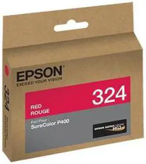 EPSON PRINT T324720 ULTRACHROME HG2 RED INK CARTRIDGE, STANDARD CAPACITY
