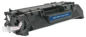 MICR Print Solutions MCR05XM Compatible CE505X(M) (05XM) High-Yield MICR Toner - 6,000 Page-Yield - Black