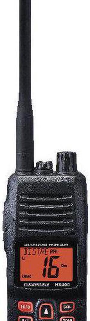 Standard Horizon HX400 Handheld Floating VHF Radio with LMR Channels & Built-in Scrambler