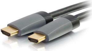 C2G 42522 Select 4K UHD High Speed HDMI Cable (60Hz) with Ethernet M/M, In-Wall CL2-Rated, Black (6.6 Feet, 2 Meters)
