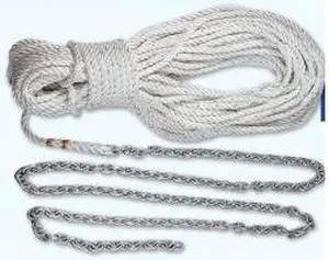LEWMAR 10' 1/4 G4 CHAIN W/150' 1/2 ROPE