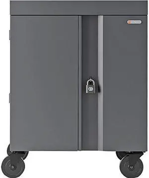 BRETFORD TVC16PAC-CK CHARGING CART AC FOR UP TO 16 DEVICES W/BACK PANEL,1.4 INCH W SLOTS