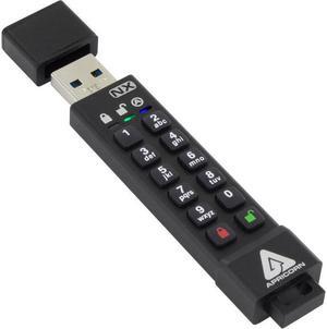 Apricorn ASK3 32GB USB3.2 Type -A Flash Drive Black Model ASK3-NX-32GB