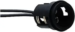 PERKO DOUBLE CONTACT BAYONET SOCKET W/ 10 PIGTAIL