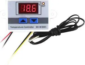 110-220V Digital LED Temperature Controller Thermostat Control Switch Waterproof Probe Wire Connect High Sensitivity Temperature Sensor