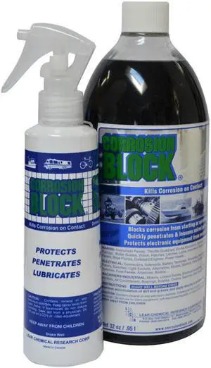 Corrosion Block 32oz Bottle w/Pump - Non-Hazmat, Non-Flammable & Non-Toxic