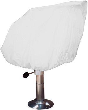 Taylor Made Helm/Bucket/Fixed Back Boat Seat Cover - Vinyl White [40230]