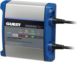 Guest On-Board Battery Charger 8A / 12V - 2 Bank - 120V Input  Amps - Output = 8A ; Amps Per Bank = 4A ; Banks =