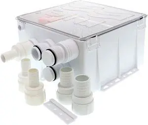 Rule Shower Drain Box W/800 Gph Pump - 24V